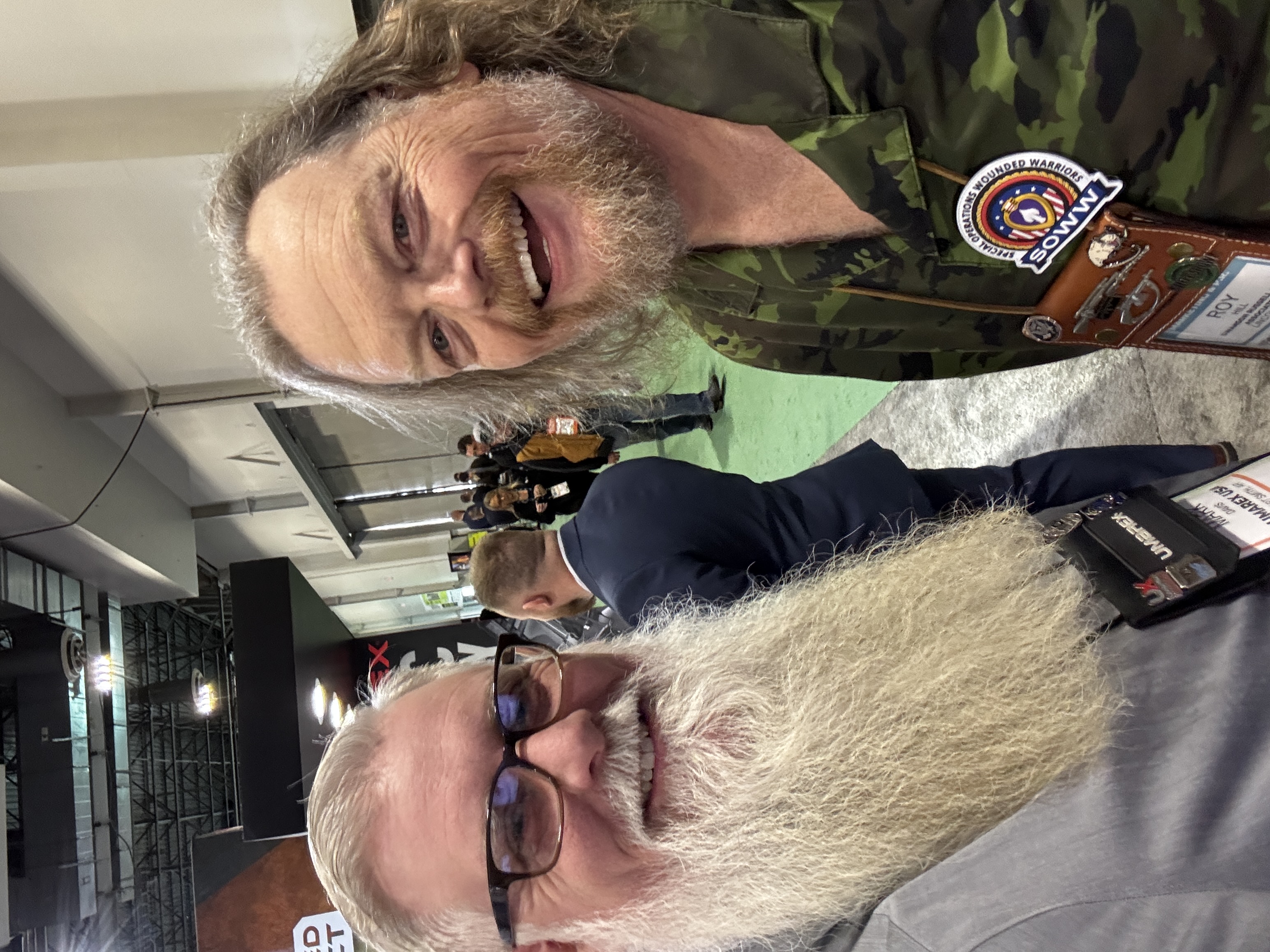 Magpull's Roy Hill and Umarex's Mark Davis at 2025 SHOT SHOW